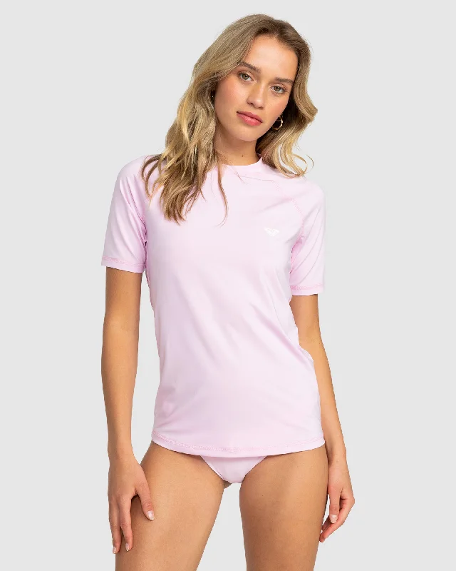 Womens Essential Short Sleeve Upf 50 Surf T-Shirt Cotton Fabric Linen Fabric Terry Fabric Womens Essential Short Sleeve Upf 50 Surf T-Shirt Cotton Fabric Linen Fabric Terry Fabric