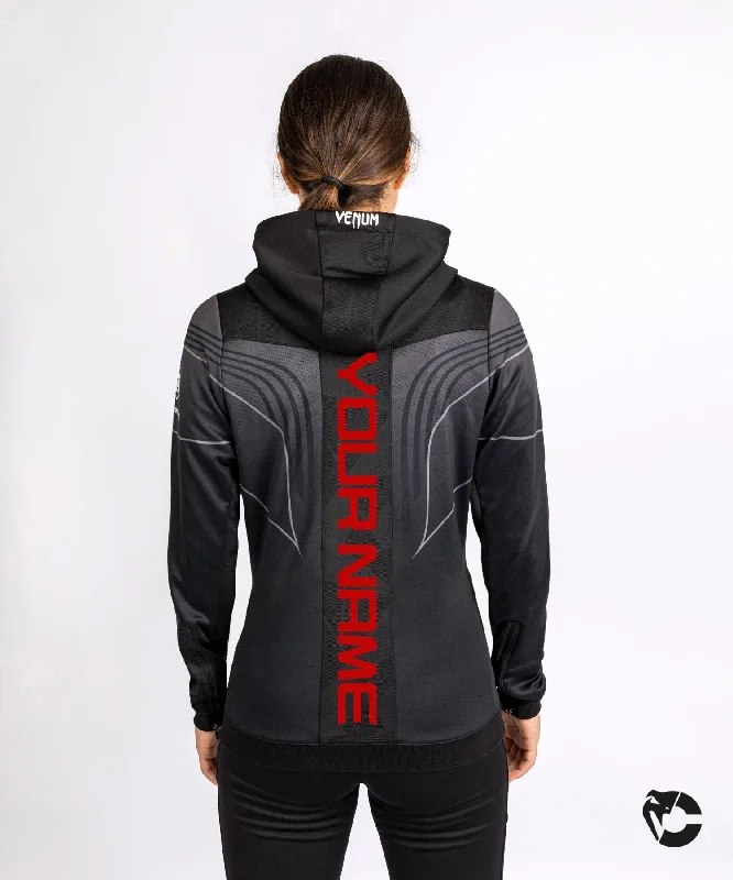 Sweatshirt Femme Personnalisé UFC Venum Authentic Fight Night 2.0 - Noir Beaded Sequined Faux Fur Sweatshirt Femme Personnalisé UFC Venum Authentic Fight Night 2.0 - Noir Beaded Sequined Faux Fur