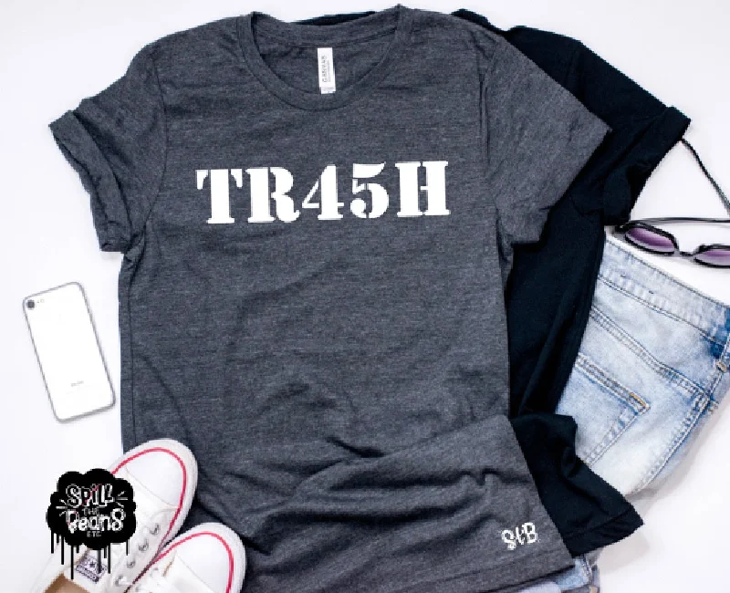 TR45H Because 45 is TRASH F*ck Trump Adult Tee Jersey Fabric Tulle Fabric Batik Fabric TR45H Because 45 is TRASH F*ck Trump Adult Tee Jersey Fabric Tulle Fabric Batik Fabric