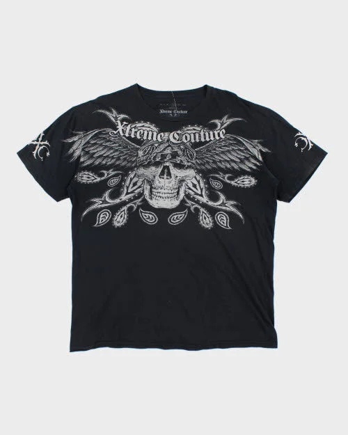 Vintage 90's Xtreme Couture Gothic Style T-Shirt - XL Welt Pockets Slit Pockets Flap Pockets Vintage 90's Xtreme Couture Gothic Style T-Shirt - XL Welt Pockets Slit Pockets Flap Pockets