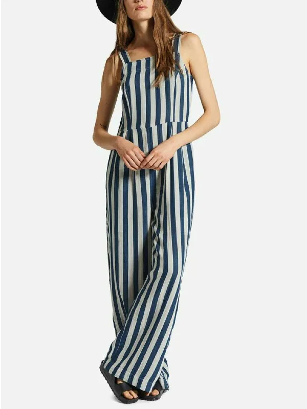 Mykonos Stripe Jumper Satin Blend Silk Blend Wool Blend