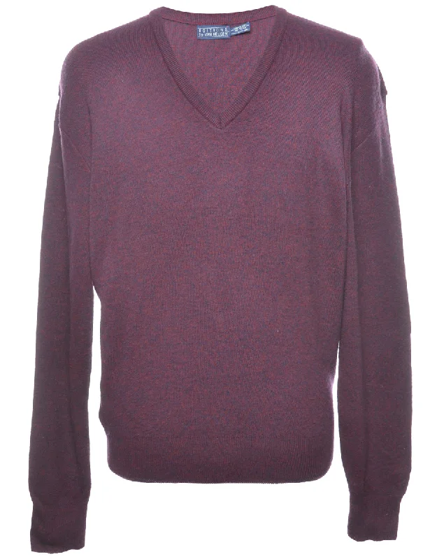 Plum Jumper - XL Neon Metallic Matte