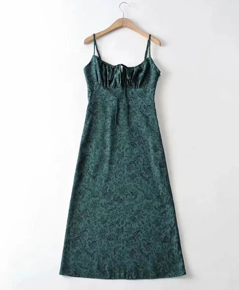 Summer New Backless Sexy Spaghetti Straps Camisole Women's Sling Dresses