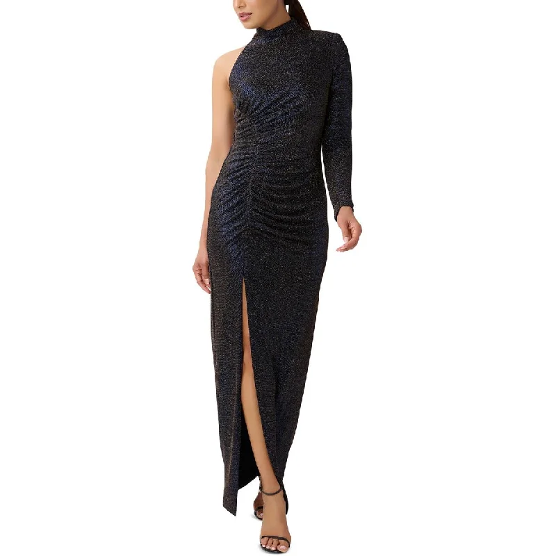 Aidan by Aidan Mattox Womens Metallic Long Evening Dress