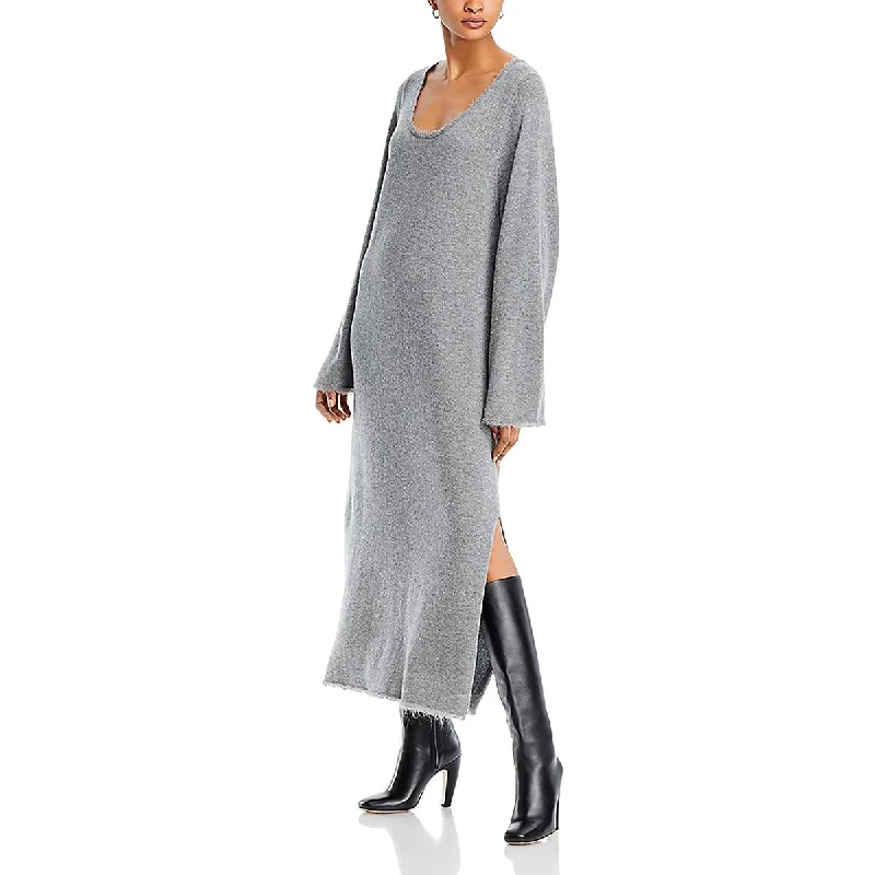 By Malene Birger Womens Heathered Long Sweaterdress