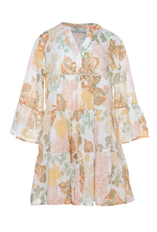 Devotion Twins Kleomenh Dress - Yellow Print
