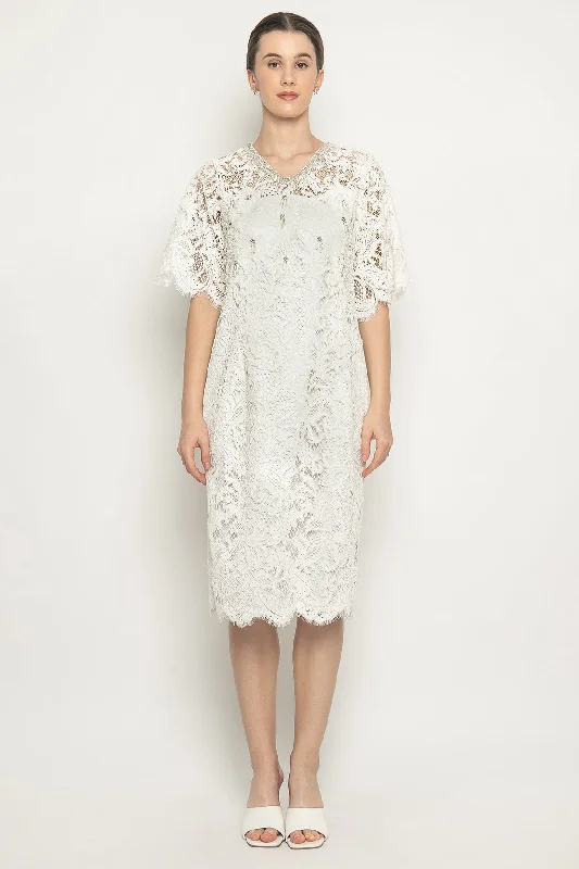 Vaillie Dress in White