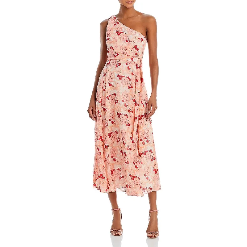 Likely Womens Benji Side Tie Long Evening Dress