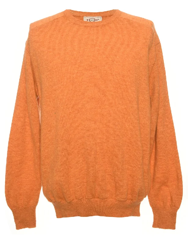 Long Sleeved Jumper - M Fleece Sweater Nylon Polyester