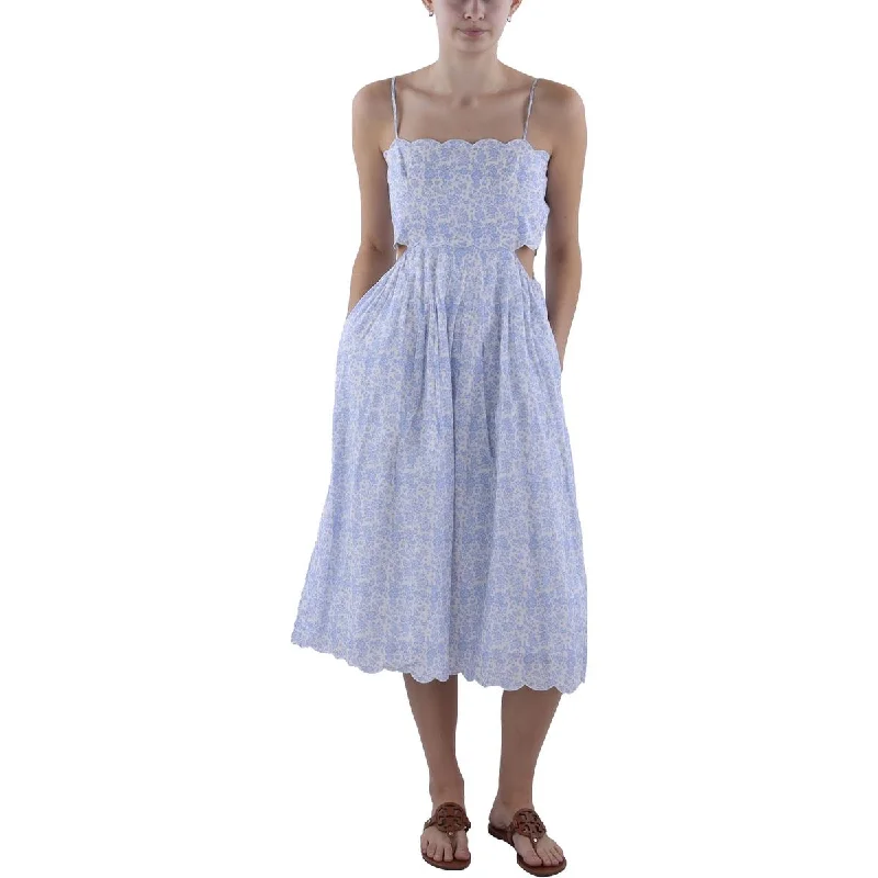 Lucy Paris Womens Cutout Long Sundress