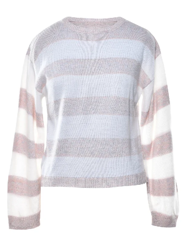 Striped Jumper - M Lightweight Heavyweight Midweight