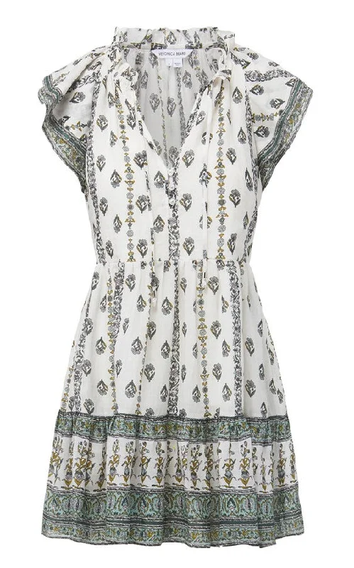 Veronica beard Zee Dress - Ivory Multi