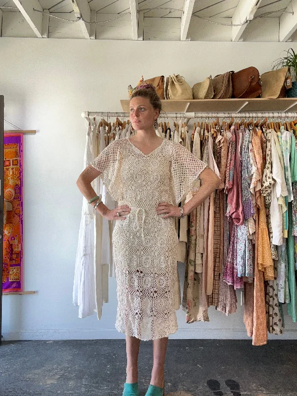 Vintage Irinie Crochet Dress