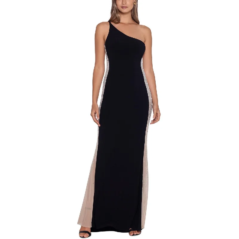 Xscape Womens Petites Embellished  Evening Dress
