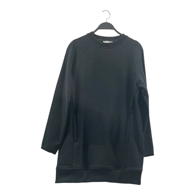 Acne Studios/Sweatshirt/S/Cotton/BLK/LONG CREW/RN131738/ Hoodie with Sequins Glamorous Eye-catching