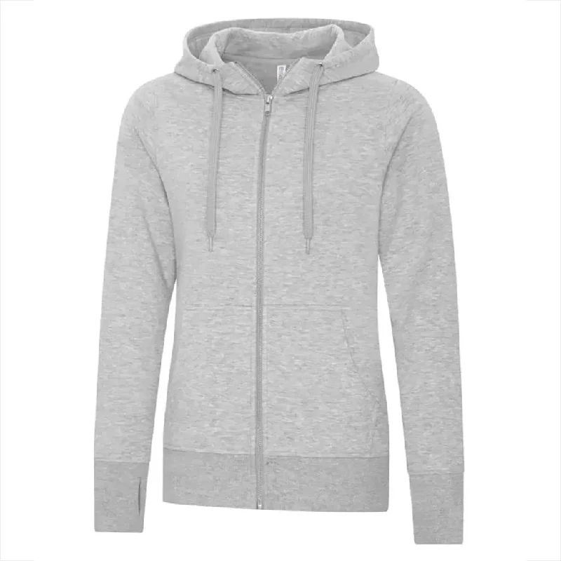 Women's ATC Core Full Zip Hoodie Hoodie with Frayed Bohemian Relaxed