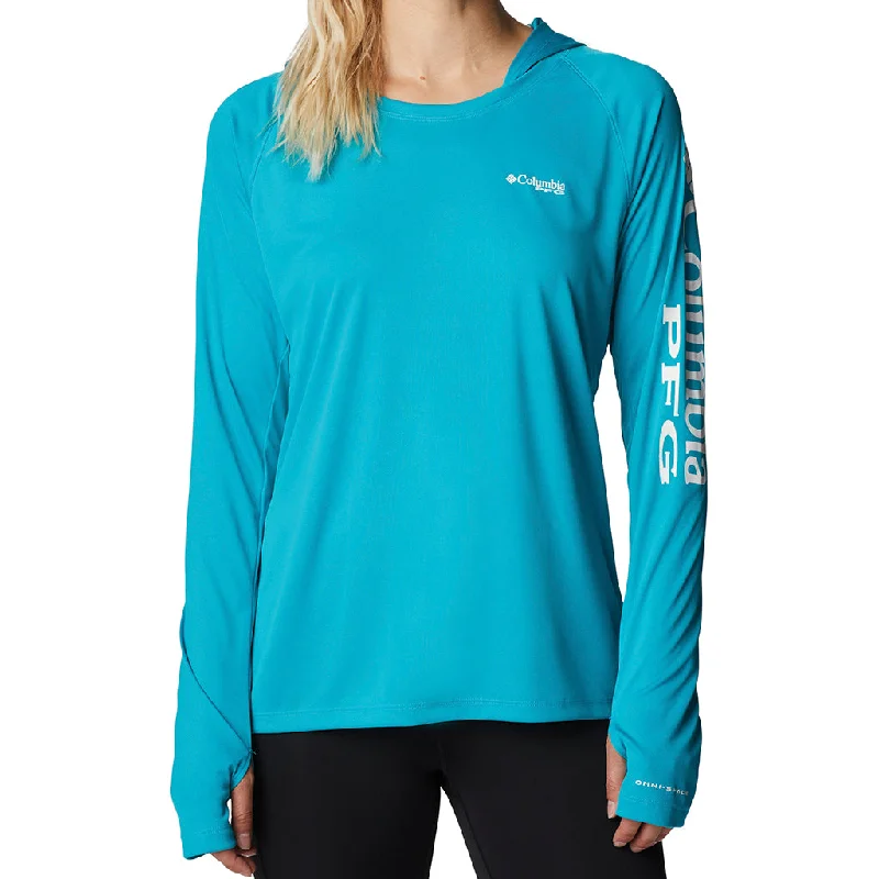 Women's Columbia PFG Tidal Tee Hoodie Hoodie with Emblem Brand Identity