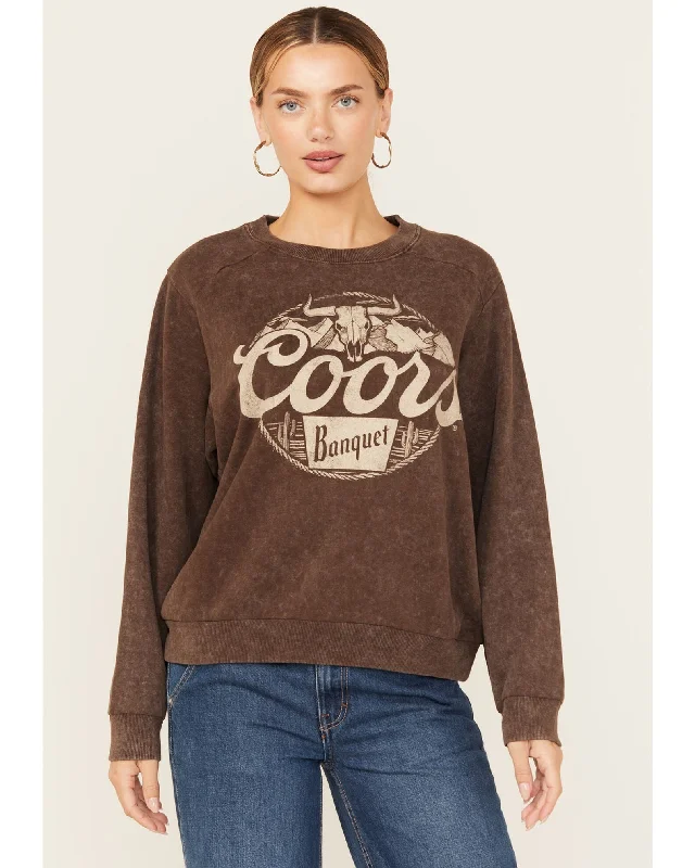 Women's Coors Sweatshirt #47-221 Hoodie with Hem Drawcord Adjustable Customizable