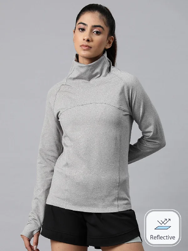 Alcis Dynamic Fit Thermal Sweatshirt Hoodie with Puffed Sleeves Voluminous Trendy