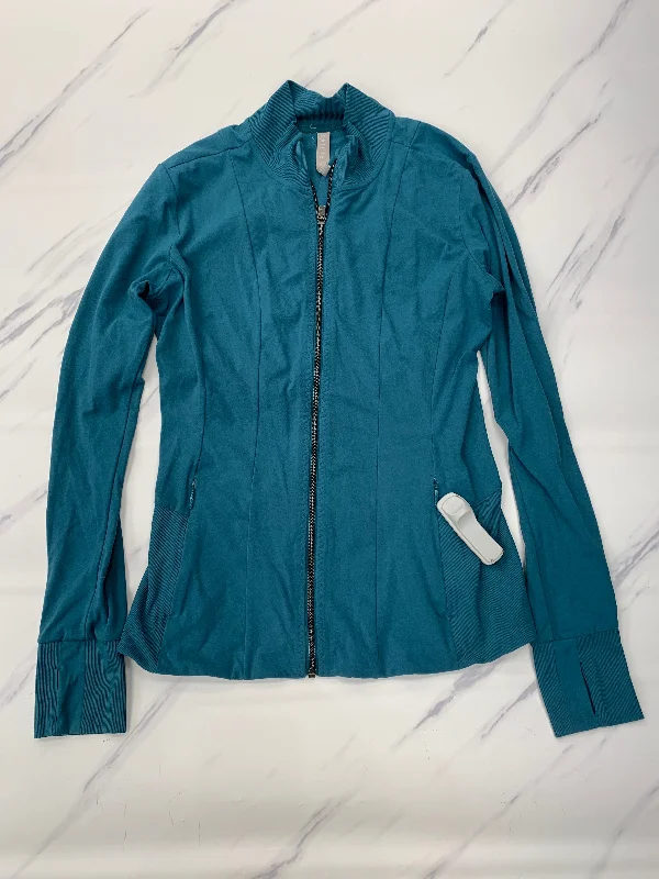 Athletic Jacket By Athleta In Green, Size: M Knit Jacket Woven Jacket Fleece Jacket Athletic Jacket By Athleta In Green, Size: M Knit Jacket Woven Jacket Fleece Jacket
