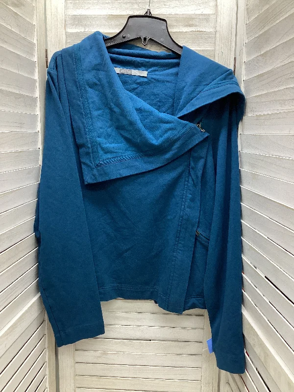 Athletic Jacket By Athleta In Teal, Size: 2x Fleece Fabric Down Fabric Feather Fabric Athletic Jacket By Athleta In Teal, Size: 2x Fleece Fabric Down Fabric Feather Fabric