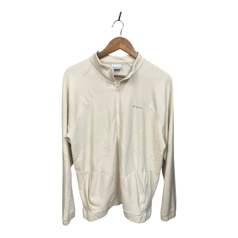 Athletic Jacket By Columbia In Beige, Size: Xl Fitted Jacket Loose Jacket Oversized Jacket Athletic Jacket By Columbia In Beige, Size: Xl Fitted Jacket Loose Jacket Oversized Jacket