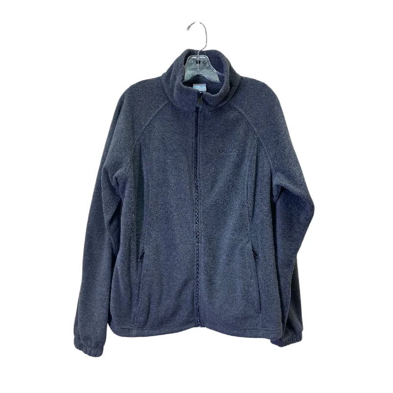 Athletic Jacket By Columbia In Grey, Size:Xl Nylon Jacket Polyester Jacket Spandex Jacket Athletic Jacket By Columbia In Grey, Size:Xl Nylon Jacket Polyester Jacket Spandex Jacket