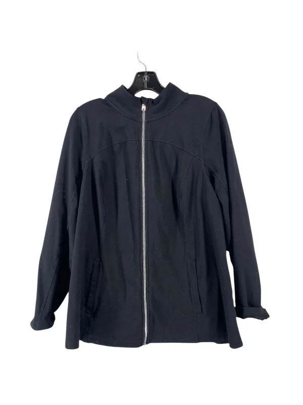 Athletic Jacket By Livi Active In Black, Size: Xl Trench Coat Raincoat Waterproof Jacket Athletic Jacket By Livi Active In Black, Size: Xl Trench Coat Raincoat Waterproof Jacket