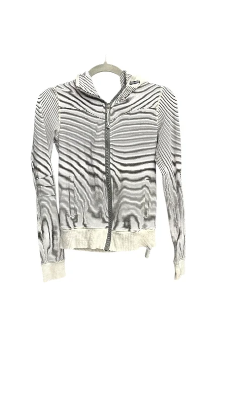 Athletic Jacket By Lululemon In Striped Pattern, Size: S Mesh Jacket Canvas Jacket Denim Jacket Athletic Jacket By Lululemon In Striped Pattern, Size: S Mesh Jacket Canvas Jacket Denim Jacket