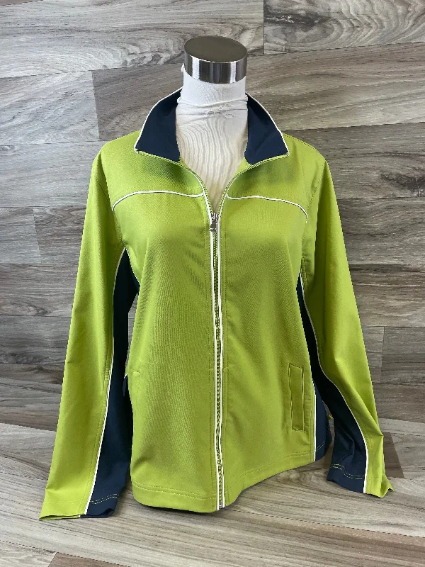 Athletic Jacket By Made For Life In Blue & Green, Size: Xl Tailored Jacket Straight Jacket A-Line Jacket Athletic Jacket By Made For Life In Blue & Green, Size: Xl Tailored Jacket Straight Jacket A-Line Jacket