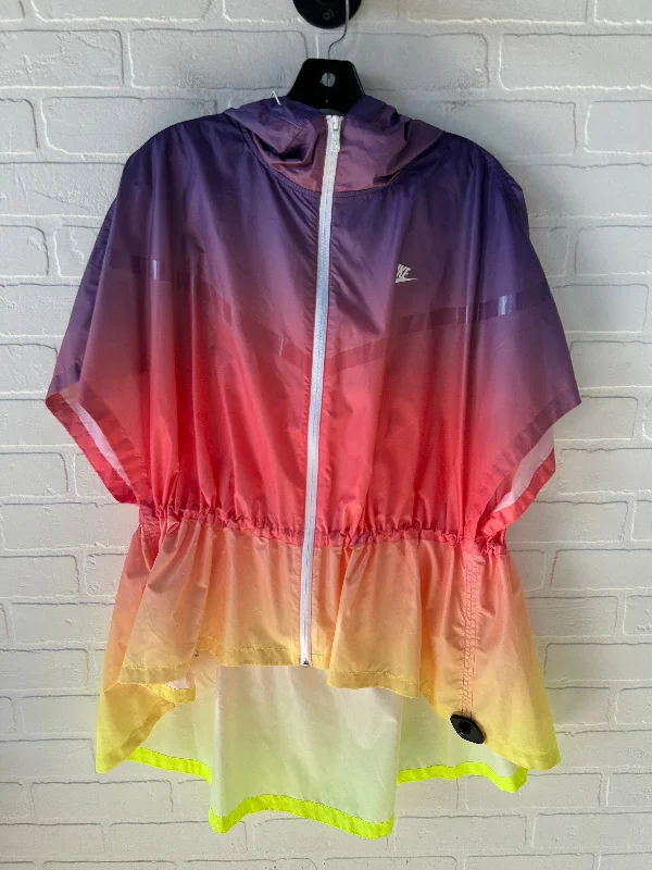 Athletic Jacket By Nike In Rainbow Print, Size: Xs Rayon Fabric Velvet Fabric Corduroy Fabric Athletic Jacket By Nike In Rainbow Print, Size: Xs Rayon Fabric Velvet Fabric Corduroy Fabric