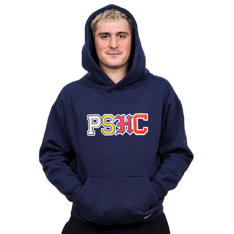 BCLUTCH HOLIDAY CAPSULE LIMITED EDITION NAVY HOODIE Cotton Hoodie Fleece Lining Warmth