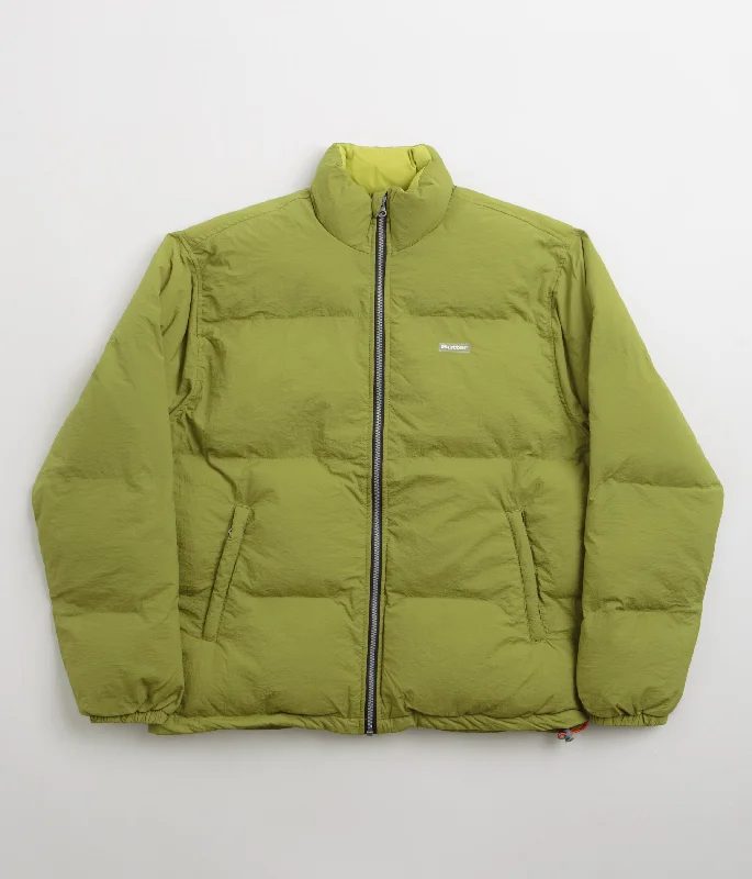 Butter Goods Endure Puffer Jacket - Matcha Snapped Jacket Toggled Jacket Drawstring Jacket Butter Goods Endure Puffer Jacket - Matcha Snapped Jacket Toggled Jacket Drawstring Jacket