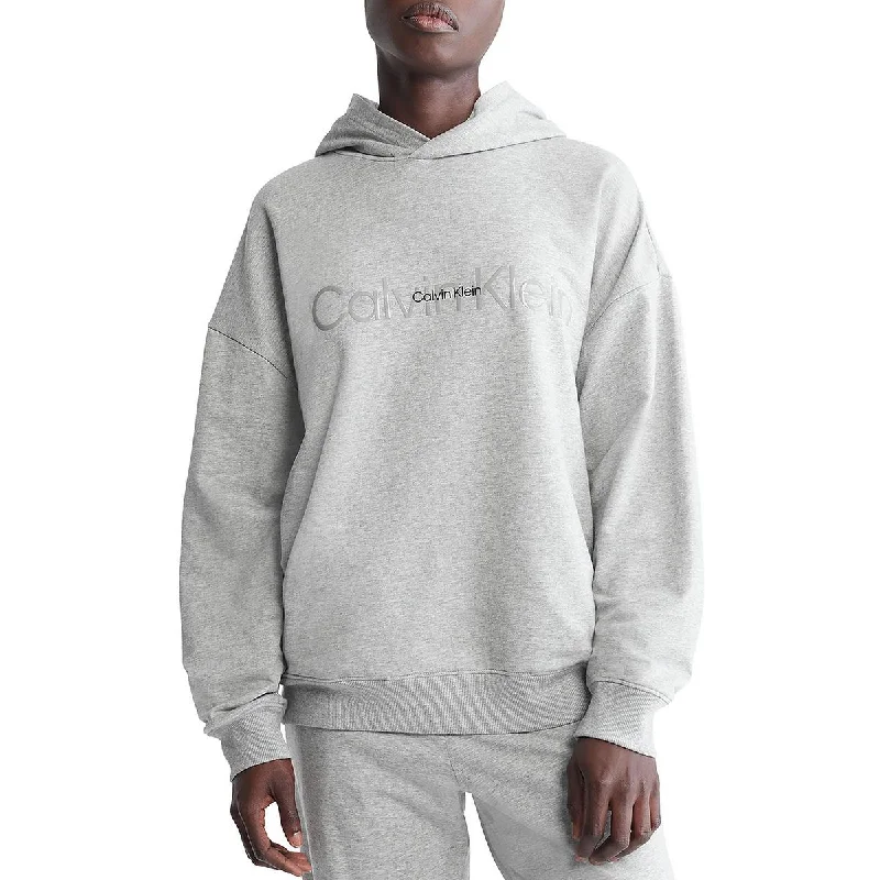 Calvin Klein Womens Sleepwear Pullover Hoodie Hoodie with Hood Adjustable Protection