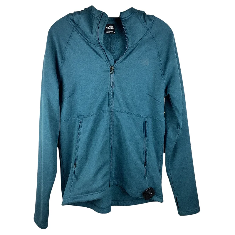 Jacket Designer By The North Face In Blue, Size: M Hoodie Zip-Up Jacket Button-Up Jacket Jacket Designer By The North Face In Blue, Size: M Hoodie Zip-Up Jacket Button-Up Jacket