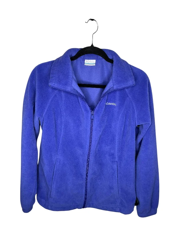 Jacket Fleece By Columbia In Blue, Size: L Denim Jacket Leather Jacket Suede Jacket Jacket Fleece By Columbia In Blue, Size: L Denim Jacket Leather Jacket Suede Jacket