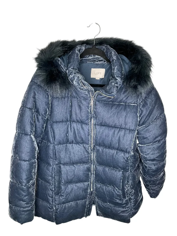 Jacket Other By Loft In Blue, Size: M Herringbone Jacket Checkered Jacket Solid Jacket Jacket Other By Loft In Blue, Size: M Herringbone Jacket Checkered Jacket Solid Jacket