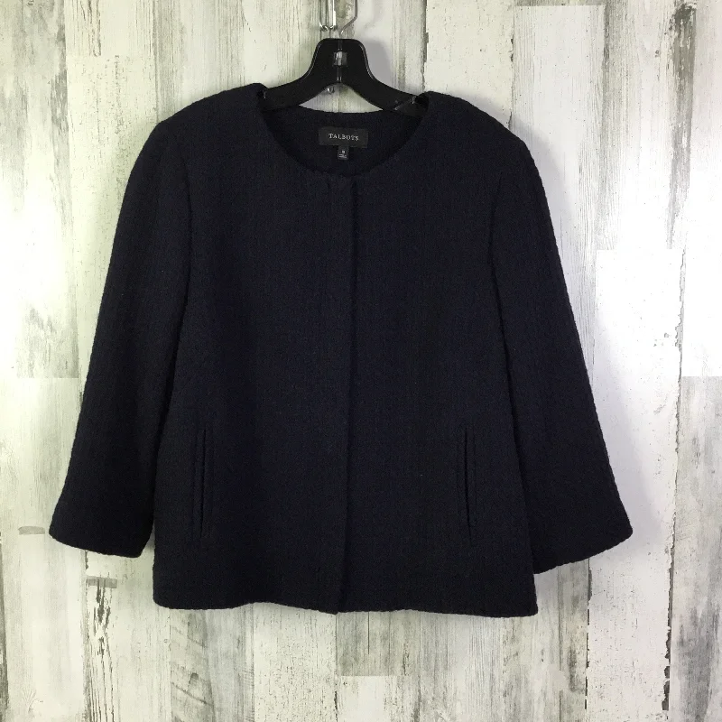 Jacket Other By Talbots In Navy, Size: M Plaid Jacket Tartan Jacket Houndstooth Jacket Jacket Other By Talbots In Navy, Size: M Plaid Jacket Tartan Jacket Houndstooth Jacket