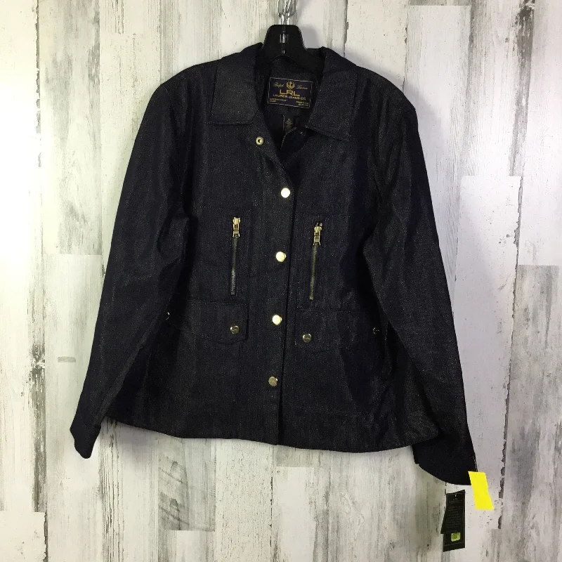 Jacket Utility By Lauren By Ralph Lauren In Navy, Size: 1x Wool Jacket Cashmere Jacket Tweed Jacket Jacket Utility By Lauren By Ralph Lauren In Navy, Size: 1x Wool Jacket Cashmere Jacket Tweed Jacket
