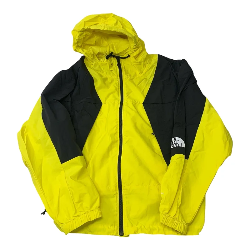 Jacket Windbreaker By The North Face In Black & Yellow, Size: Xl Denim Jacket Leather Jacket Suede Jacket Jacket Windbreaker By The North Face In Black & Yellow, Size: Xl Denim Jacket Leather Jacket Suede Jacket