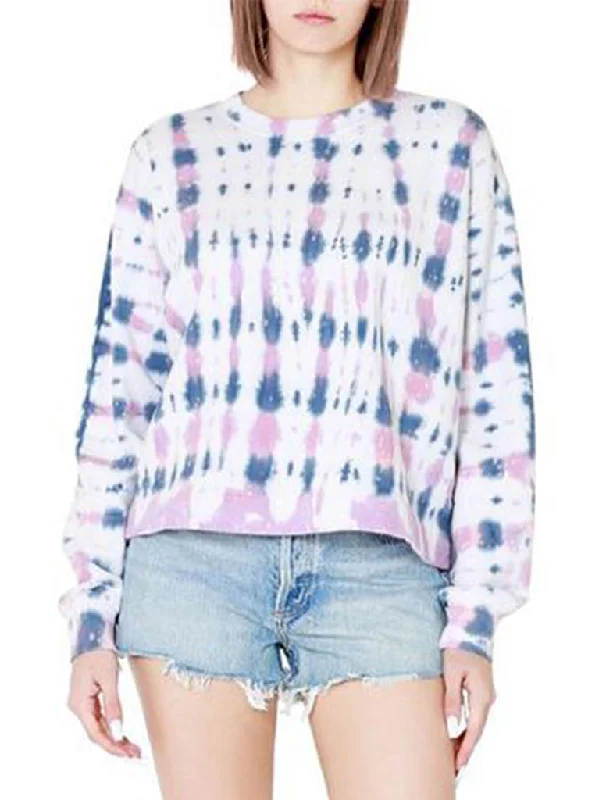 Jody Tie Dye Sweatshirt - VELVET Hoodie with Batwing Sleeves Loose Dramatic