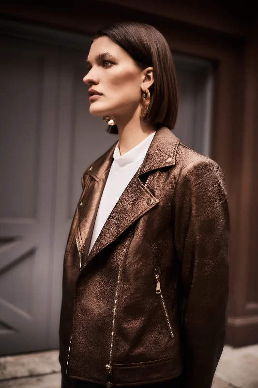Joseph Ribkoff Metallic Faux Leather Biker Jacket Chenille Jacket Brocade Jacket Lace Jacket Joseph Ribkoff Metallic Faux Leather Biker Jacket Chenille Jacket Brocade Jacket Lace Jacket