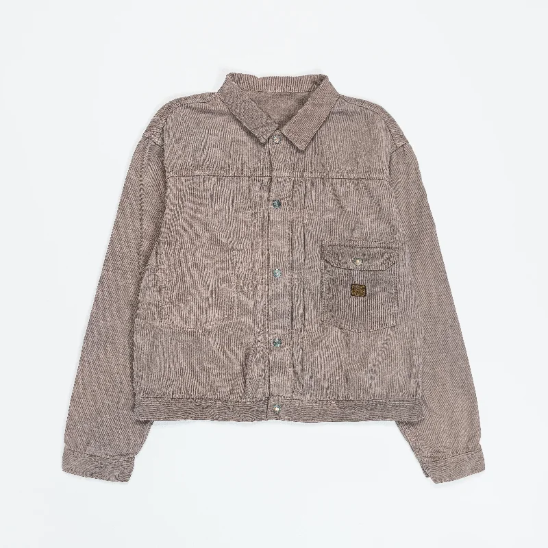 14W Heavy Corduroy Reversible 1ST JKT Jacket - Dark Grey Elasticated Jacket Padded Jacket Insulated Jacket 14W Heavy Corduroy Reversible 1ST JKT Jacket - Dark Grey Elasticated Jacket Padded Jacket Insulated Jacket