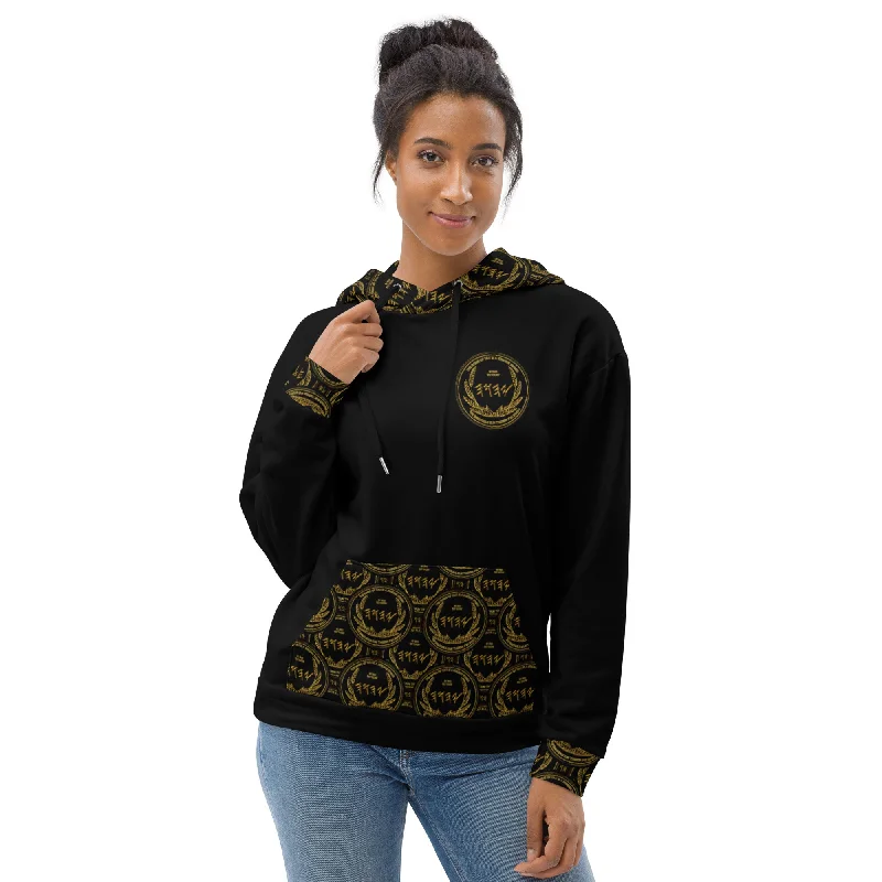 Most High God - Yahuah: The Strong Tower Designer Unisex Pullover Hoodie Hoodie with Patch Decorative Personalized