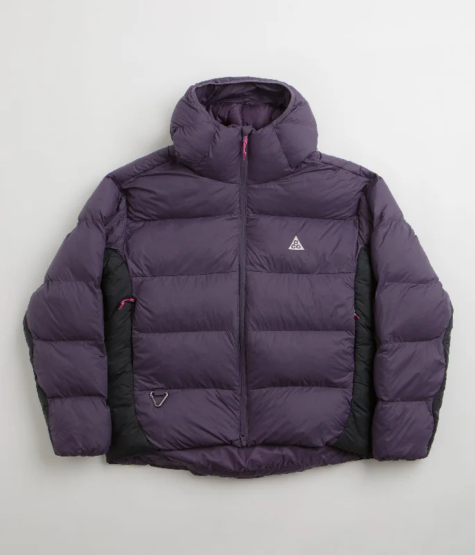 Nike ACG Lunar Lake Puffer Jacket - Dark Raisin / Black / Summit White Quilted Jacket Puffer Jacket Insulated Jacket Nike ACG Lunar Lake Puffer Jacket - Dark Raisin / Black / Summit White Quilted Jacket Puffer Jacket Insulated Jacket
