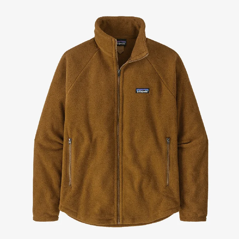 Women's Classic Microdini Fleece Jacket - Shelter Brown Front Pockets Side Pockets Patch Pockets Women's Classic Microdini Fleece Jacket - Shelter Brown Front Pockets Side Pockets Patch Pockets
