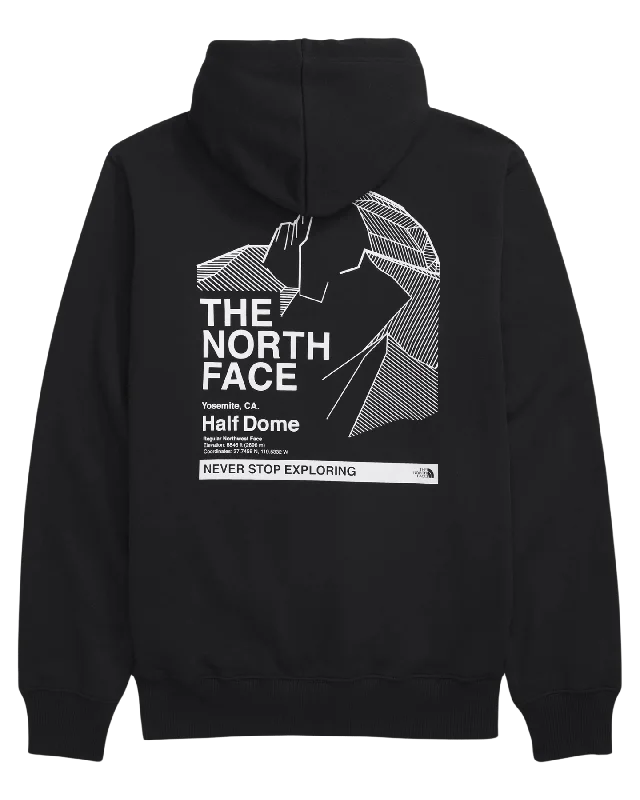 The North Face Places We Love Hoodie - Tnf Black/Tnf White Hoodie with Illustration Artistic Creative