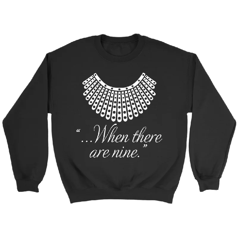 "When there are nine" Sweatshirt Hoodie with Snap Buttons Easy Quick