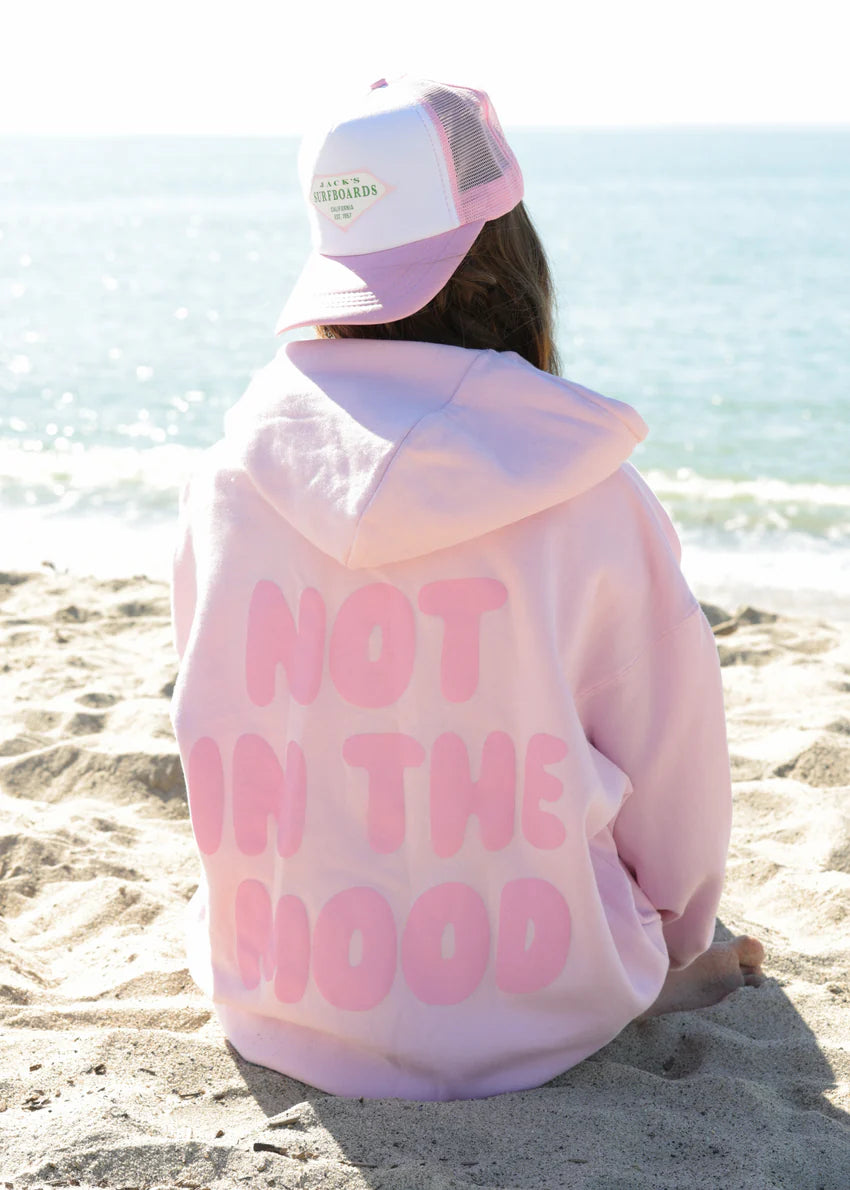 Women's Kaveah x Jack's Not In The Mood Hoodie Hoodie with Ribbed Cuffs Snug Fit Comfort