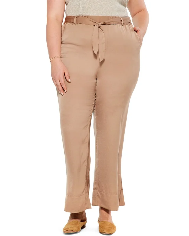 Nic+Zoe Plus Soft Drape Wide Leg Pant Formal Slim Pants